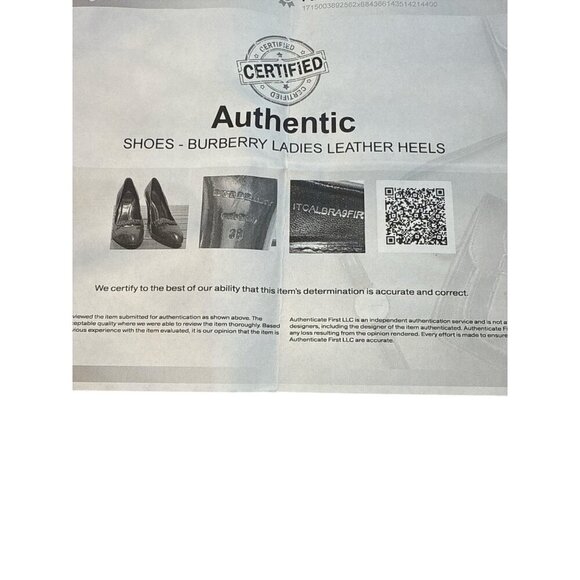 Burberry Patent Leather Brown Closed Toe Size 38 European Pre-Owned Good Cond - Picture 11 of 11